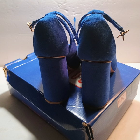 Rouge Helium Elegant Royal Blue Heels - Picture 4 of 5